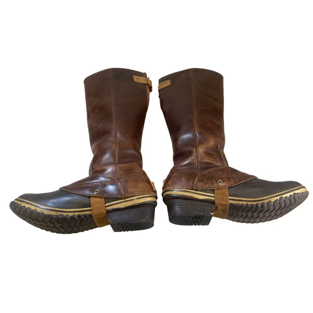 Original SOREL SLIMPACK W11 Tall Equestrian Riding Boot Brown Waterproof RARE - Picture 6 of 15